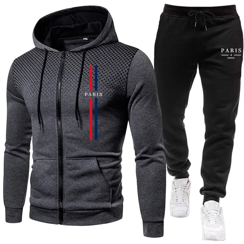 Winter Clothing Pants - Męski dres sportowy z kurtką na