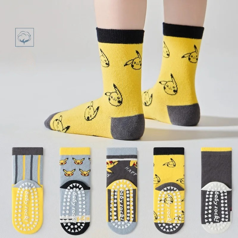 Winter Clothing Baby Girl - 5 par dziecięcych skarpetek anime, zimowe