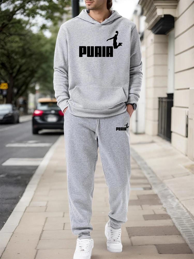 Winter Clothing Pants - Męski Zestaw/Bluza z Kapturem/Spodnie 2026 Jesień