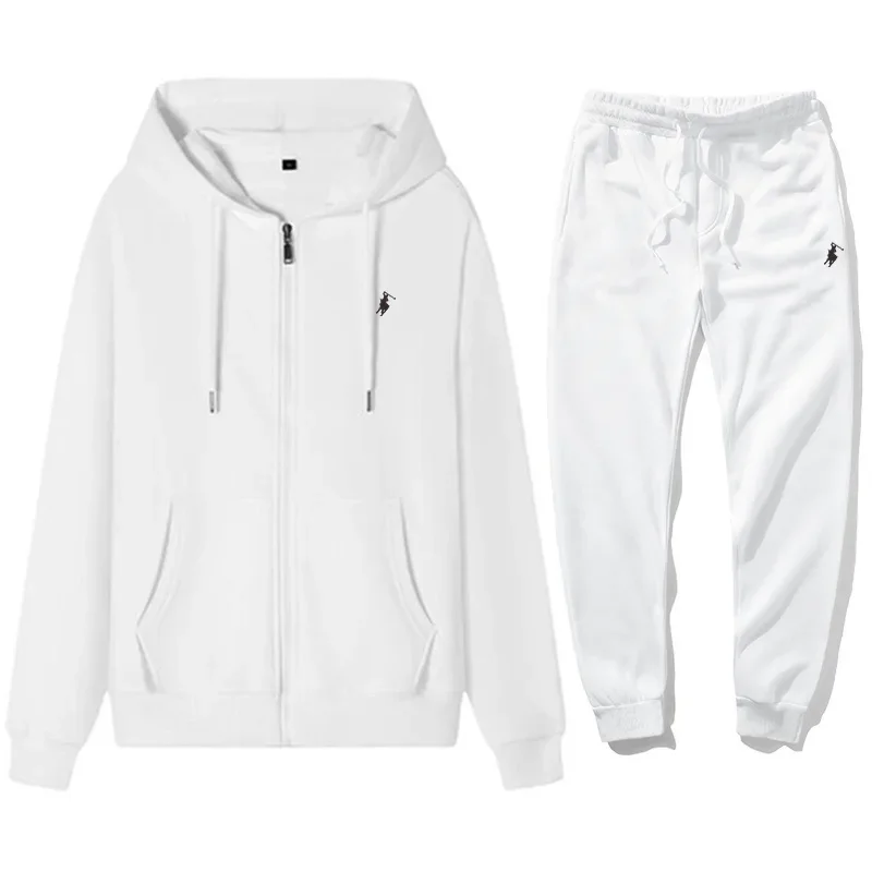 Winter Clothing Pants - Męski klasyczny zestaw: bluza z kapturem