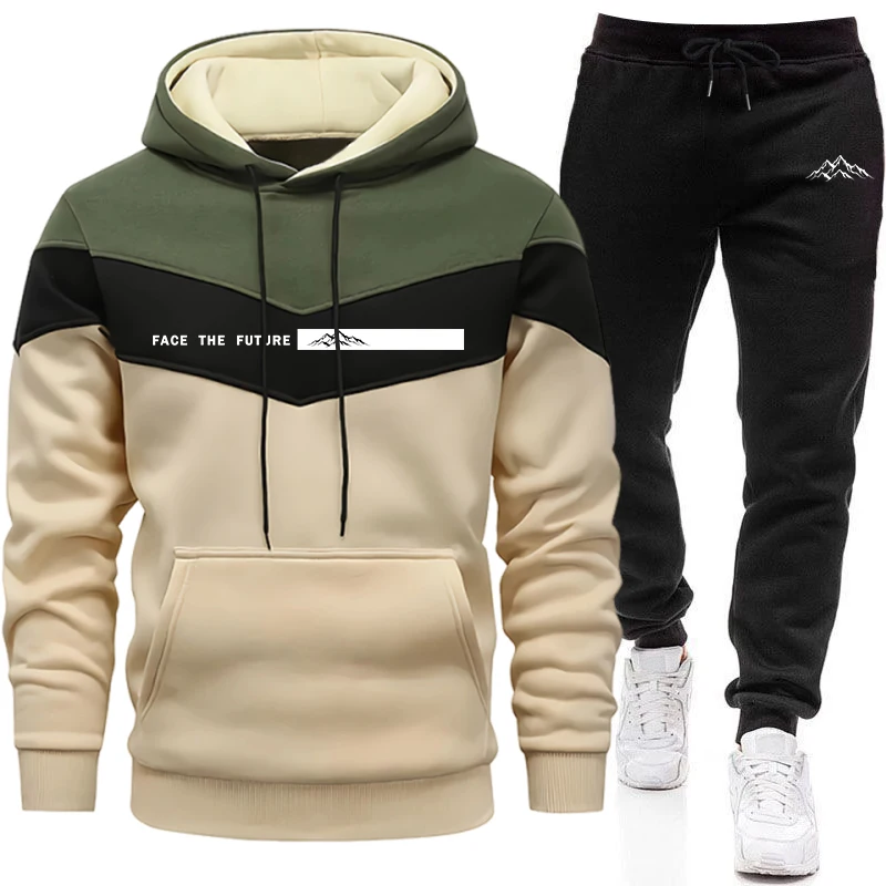 Winter Clothing Pants - Dres męski, modny, casualowy, z kapturem,