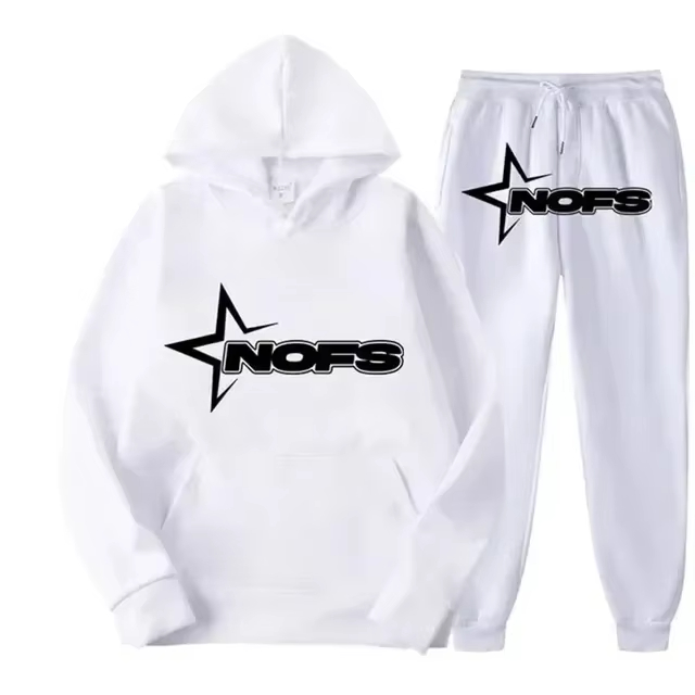 Winter Clothing Pants - Męski dres streetwearowy z kapturem 2026,