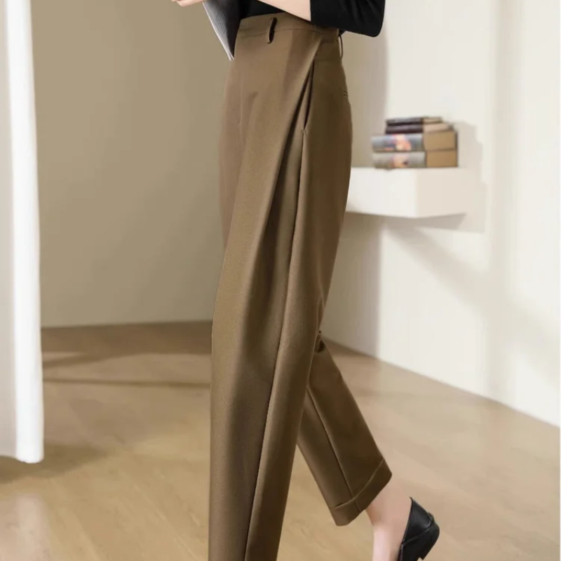 Spodnie z wysokim stanem spodn – Winter Clothing Aesthetic recenzja i cena
