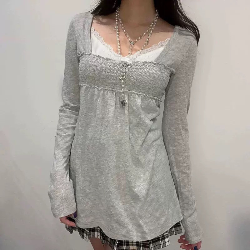 Damska koszulka w stylu retro, – Winter Clothing Aesthetic recenzja i cena