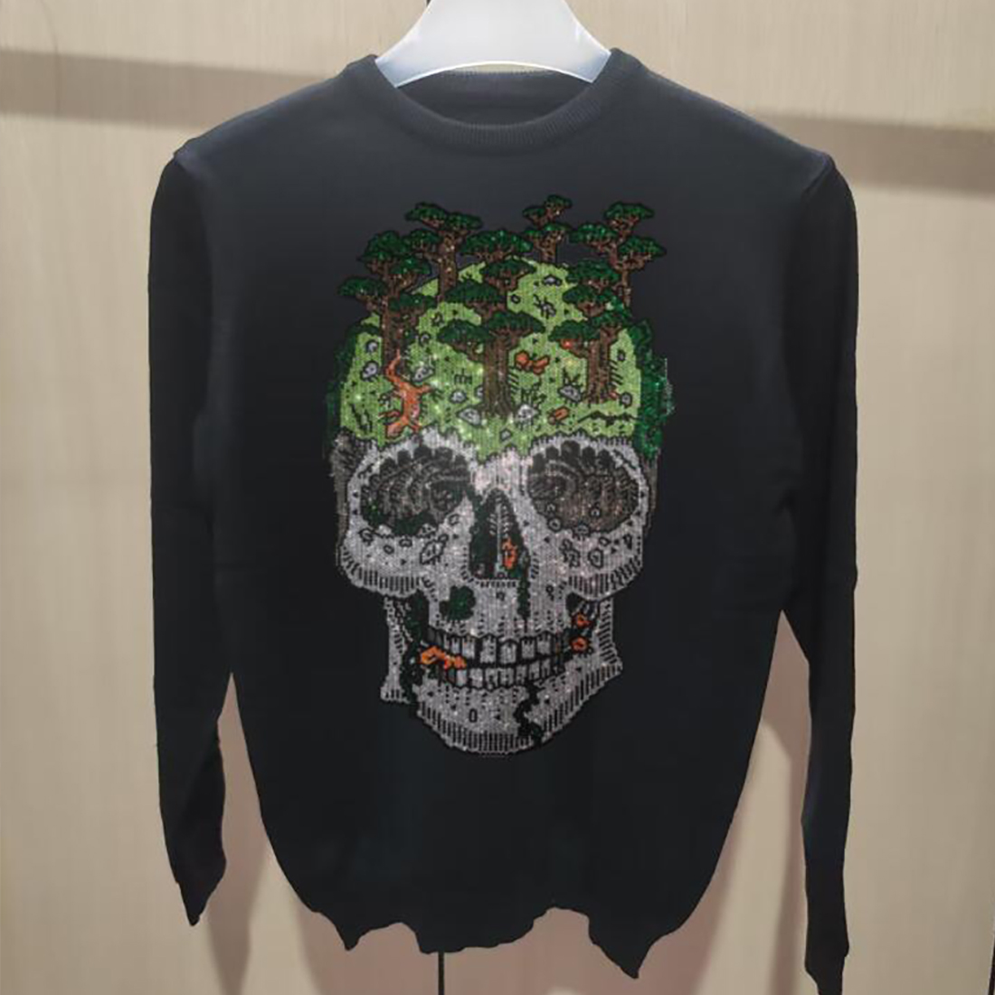 Sweter męski sweter modna mark – Winter Clothing English recenzja i cena