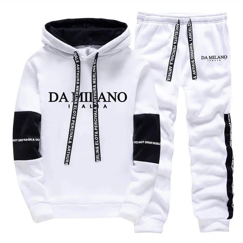 Czarno-biały męski dres na jes – Winter Clothing Pants recenzja i cena