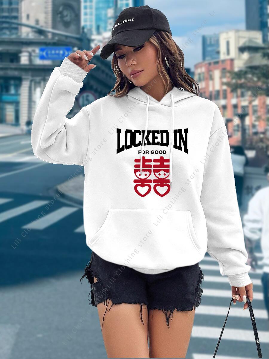 Śmieszne bluzy z nadrukiem lit – Winter Clothing Aesthetic recenzja i cena