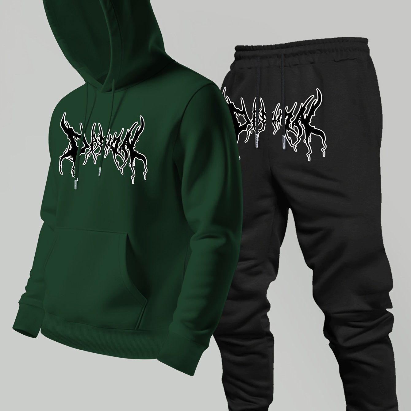 Bluza z kapturem z nadrukiem m – Winter Clothing Pants recenzja i cena